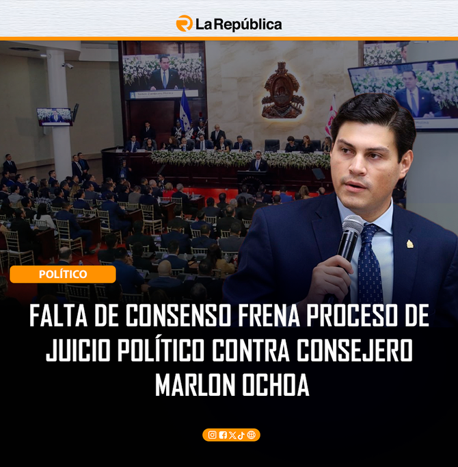 FALTA DE CONSENSO FRENA PROCESO DE  JUICIO POLÍTICO CONTRA CONSEJERO  MARLON OCHOA - Cover Image